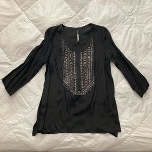 Plenty by Tracy Reese, black, women’s Medium, long sleeve blouse, brand new